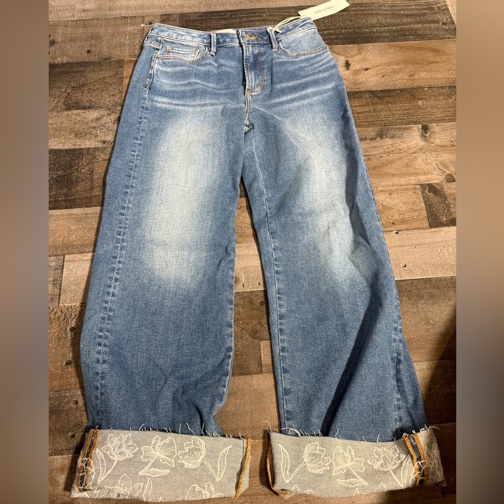 NWT Driftwood Charlie Cuff Jeans- 27x25